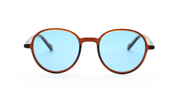 RUNDA Jelly Brown Light Blue Güneş Gözlüğü